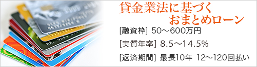 貸金業法に基づくおまとめローン
